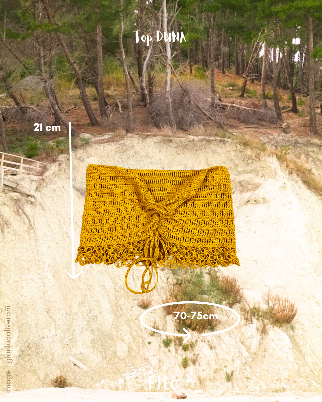 Top DUNA - Yellow