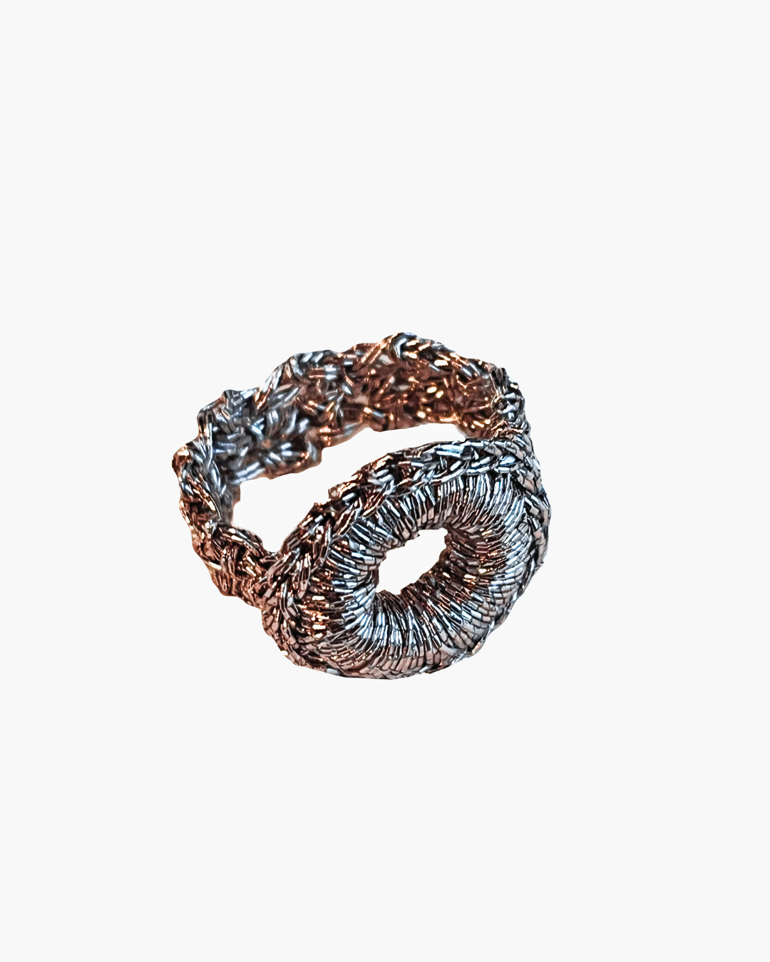 Crochet Diamond 2 Hook Ring