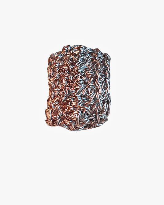 4 Hook Diamond Crochet Ring